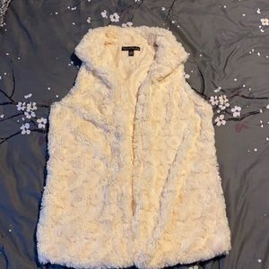 Faux fur vest